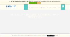 Desktop Screenshot of proditec.com
